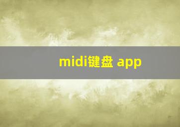 midi键盘 app